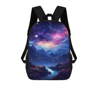 sinyumoney Galactic Fantasy Landscape -1 Mochila Escolar Infantil De 17 Pulgadas Con Estampado 3D, Mochila Moderna Para Niños, Mochilas De Viaje, Bolsas Para Libros, Mochila Escolar Infantil