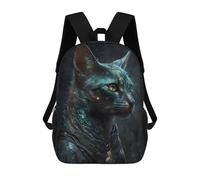 sinyumoney Galactic Feline Guardian Mochilas Para Niños Y Estudiantes, Mochilas Escolares Impresas En 3D, Mochilas Para Estudiantes De Primaria Y Secundaria Para Niños Y Niñas 17inch
