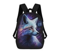sinyumoney Galactic Fox Art Print Mochilas Infantiles Impresas En 3D Para Niños. Mochilas De Viaje De Moda Para Niños. Mochila Escolar Para Estudiantes De Primaria Y Secundaria.