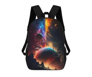 sinyumoney Galactic Fusion Cosmic Dance of Planets Mochila Escolar Infantil Impresa En 3D Para Niños, Mochila De Viaje De Alta Capacidad, Bolsas Para Libros, Mochila Escolar Infantil 17inch