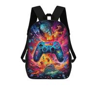 sinyumoney Galactic Gaming Odyssey Mochila Escolar De Moda Para Estudiantes, Adecuada Para Niños Y Niñas, Mochila Informal Para Viajes Al Aire Libre, Esencial Para El Día A Día 17inch