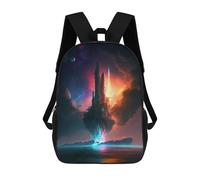 sinyumoney Galactic Gateway -1 Mochila Escolar Impresa En 3D Mochilas Informales Para Niños Mochila Escolar Impresa En 3D Para Niños De Primaria Y Secundaria 17inch