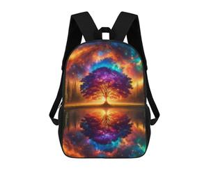 sinyumoney Galactic Glade Reflections Mochila Escolar, Mochila De Negocios, Mochila Impermeable Para Libros Para Hombres, Mujeres Y Adolescentes 17inch