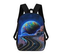 sinyumoney Galactic Highway to Nowhere Mochila Escolar Impresa En 3D Mochilas Informales Para Niños Mochila Escolar Impresa En 3D Para Niños De Primaria Y Secundaria 17inch