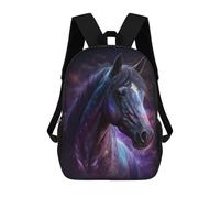 sinyumoney Galactic Horse Art Print-6 Mochilas Infantiles Impresas En 3D De 17 Pulgadas. Mochila Escolar Informal Impresa En 3D Para Niños De Primaria Y Secundaria.