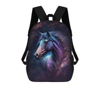 sinyumoney Galactic Horse Art Print-8 Mochila Escolar Infantil Impresa En 3D 17inch Mochilas De Moda Para Niños De Primaria Y Secundaria