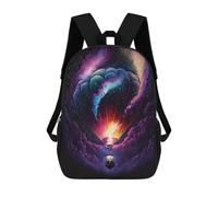 sinyumoney Galactic Hot Air Balloon Adventure -2 Mochilas Infantiles Impresas En 3D De 17 Pulgadas. Mochila Escolar Informal Impresa En 3D Para Niños De Primaria Y Secundaria.