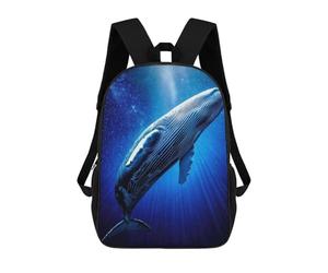sinyumoney Galactic Humpback Whale Mochila Escolar Impresa En 3D Mochilas Informales Para Niños Mochila Escolar Impresa En 3D Para Niños De Primaria Y Secundaria 17inch