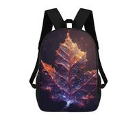sinyumoney Galactic Leaf Mochila Infantil Con Impresión 3D, Mochila Escolar Para Niños, Mochila Informal Divertida Para Niños Y Adolescentes 17inch