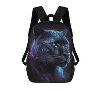 sinyumoney Galactic Leopard Art Print Mochila Grande, Ligera E Informal Para El Campus, Actividades Al Aire Libre, Viajes Y Deportes 17inch