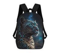 sinyumoney Galactic Leopard Majesty -3 Mochilas Escolares Ligeras Para Aeropuerto, Estudiantes Universitarios, Mochila Para La Escuela/trabajo/viajes 17inch
