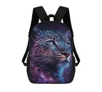 sinyumoney Galactic Leopard Portrait-15 Mochila Escolar Grande Resistente Al Agua Para Portátil Para La Escuela/trabajo/viajes 17inch