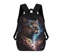 sinyumoney Galactic Leopard Portrait-20 Mochilas Infantiles Impresas En 3D Para Niños. Mochilas De Viaje De Moda Para Niños. Mochila Escolar Para Estudiantes De Primaria Y Secundaria.