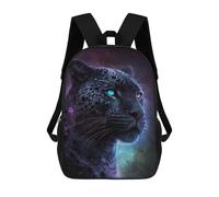 sinyumoney Galactic Leopard Portrait-6 Mochila Escolar Grande Resistente Al Agua Para Portátil Para Niñas Y Adolescentes 17inch
