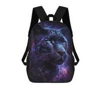 sinyumoney Galactic Leopard Portrait-9 Mochila De Viaje Para La Universidad, Mochilas Para Adolescentes, Chicas, Chicos, Mujeres Y Hombres 17inch