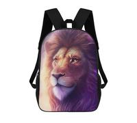 sinyumoney Galactic Lion Majesty -14 Mochilas Para Niños Mochila Escolar Mochila Escolar Impresa En 3D Para Niños Estudiantes De Primaria Y Secundaria 17inch