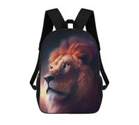 sinyumoney Galactic Lion Majesty -18 Mochila Escolar Infantil Impresa En 3D, Mochila Informal De Moda Para Niños, Mochila De Viaje De Alta Capacidad Para Libros Para Niños 17inch