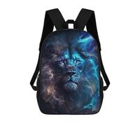 sinyumoney Galactic Lion Majesty -21 Mochila Escolar Para Niños Mochila Escolar Impresa En 3D Mochila Escolar De Moda Para Niños De Primaria Y Secundaria 17inch