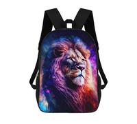 sinyumoney Galactic Lion Majesty -7 Mochilas Para Niños Y Estudiantes, Mochilas Escolares Impresas En 3D, Mochilas Para Estudiantes De Primaria Y Secundaria Para Niños Y Niñas 17inch