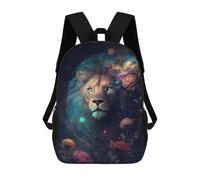 sinyumoney Galactic Lion Majesty Mochilas Infantiles Mochila Escolar Impresa En 3D Para Niños Mochilas De Viaje Bolsas Para Libros Para Niños 17inch Mochila Escolar