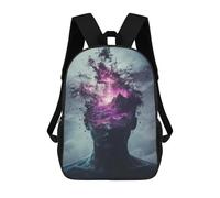 sinyumoney Galactic Mind Portal Mochila Escolar, Bolso De Negocios, Bolso Para Portátil Duradero Para Campus, Actividades Al Aire Libre, Viajes Y Deportes 17inch