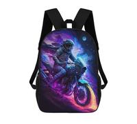 sinyumoney Galactic Motorcycle Ride -6 Mochila Escolar Resistente Al Agua, Mochila Escolar De Negocios Para Hombres/mujeres 17inch