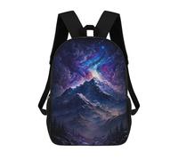 sinyumoney Galactic Mountain Aurora Mochilas Infantiles Mochila Escolar Impresa En 3D Para Niños Mochilas De Viaje Bolsas Para Libros Para Niños 17inch Mochila Escolar