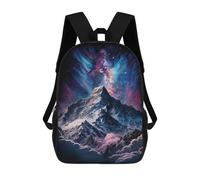 sinyumoney Galactic Mountain Peak Mochila Escolar De 17 Pulgadas Impresa En 3D Mochilas Infantiles Mochila Genial Impresa En 3D Para Niños De Primaria Y Secundaria