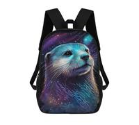 sinyumoney Galactic Otter Greeting Card -1 Mochila Escolar Resistente Al Agua Para Ordenador Portátil: Perfecta Para Viajes, Trabajo Y Uso Diario 17inch