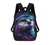 sinyumoney Galactic Otter Portrait -4 Mochila Escolar Resistente Al Agua, Mochila Escolar De Negocios Para Hombres/mujeres 17inch