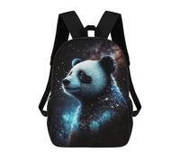 sinyumoney Galactic Panda Art Print-2 Mochilas Impresas En 3D Para Niños 17inch Mochilas De Moda Informales Para El Día A Día, Bolsas De Viaje, Mochilas Informales Para Exteriores Para Niños Y Niñas