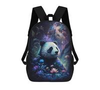 sinyumoney Galactic Panda Garden Mochila Escolar Impresa En 3D 17inch Mochilas De Moda Para Niños, Mochilas Escolares Para Niños De Primaria Y Secundaria