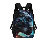 sinyumoney Galactic Panther Portrait -2 Mochila Escolar Infantil De Moda Informal Mochilas Infantiles Impresas En 3D Mochila Grande Para Niño 17inch