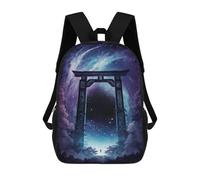 sinyumoney Galactic Portal Gateway Mochila Escolar De Moda, Mochila Para Material Escolar, Mochila Impermeable Informal Para Hombres/mujeres 17inch