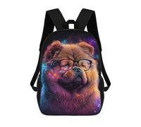 sinyumoney Galactic Pup Glasses -1 Mochila Escolar Informal Para El Día A Día, Para La Escuela, El Trabajo Y Los Viajes Para Hombres, Mujeres Y Adolescentes. 17inch