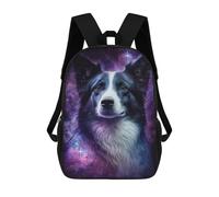 sinyumoney Galactic Pup Portrait -3 Mochila Escolar Infantil De 17 Pulgadas, Impresa En 3D, Estilo Casual, Para Niños, Ideal Para Viajes, Como Mochila Escolar O Para Llevar Libros.