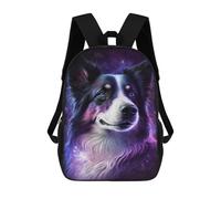 sinyumoney Galactic Pup Portrait -4 Mochila Escolar Grande Resistente Al Agua Para Portátil Para Niñas Y Adolescentes 17inch