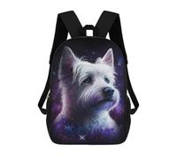 sinyumoney Galactic Pup Portrait Mochila Escolar Infantil De 17 Pulgadas Con Estampado 3D De Películas De Anime Para Niños, Mochila De Viaje, Mochila Escolar Infantil