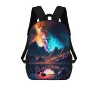 sinyumoney Galactic Reflections -5 Mochilas Para Niños Mochila Escolar Mochila Escolar Impresa En 3D Para Niños Estudiantes De Primaria Y Secundaria 17inch