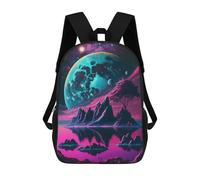 sinyumoney Galactic Reflections A Cosmic Landscape -5 Mochilas Para Niños Mochila Escolar Mochila Escolar Impresa En 3D Para Niños Estudiantes De Primaria Y Secundaria 17inch
