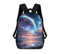 sinyumoney Galactic Reflections Celestial Landscape -1 Mochila Escolar, Bolso De Negocios, Bolso Para Portátil Duradero Para Campus, Actividades Al Aire Libre, Viajes Y Deportes 17inch
