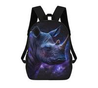 sinyumoney Galactic Rhino Majesty -1 Mochilas Infantiles Mochila Escolar Impresa En 3D Para Niños Mochilas De Viaje Bolsas Para Libros Para Niños 17inch Mochila Escolar