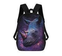 sinyumoney Galactic Rhino Profile-5 17inch Mochilas Escolares Impresas En 3D, Mochilas Escolares De Moda Para Niños De Primaria Y Secundaria