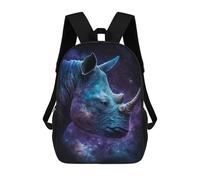 sinyumoney Galactic Rhino Profile-9 17inch Mochila Escolar Impresa En 3D Para Niños, Mochila Escolar Informal De Moda, Mochilas De Viaje Para Niños Y Estudiantes.