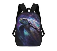 sinyumoney Galactic Sea Turtle Art Print Mochila Escolar Grande Resistente Al Agua Para Portátil Para La Escuela/trabajo/viajes 17inch