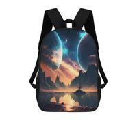 sinyumoney Galactic Space Exploration Mochila Escolar, Mochila Informal, Mochila De Día, Mochila Escolar, De Trabajo, De Viaje Para Niñas, Adolescentes 17inch