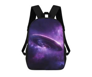 sinyumoney Galactic Spaceship Adventure Mochila De Negocios Para Portátil, Mochila Unisex Informal Para Niñas, Niños Y Adolescentes 17inch