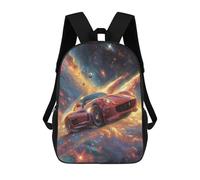 sinyumoney Galactic Sports Car Adventure Mochila Escolar Ligera E Informal Para Adolescentes, Niños, Mujeres Y Hombres 17inch