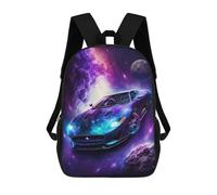 sinyumoney Galactic Sports Car Adventure Mochilas Para Niños 17inch Mochila Escolar Mochila Escolar Impresa En 3D Para Niños De Primaria Y Secundaria