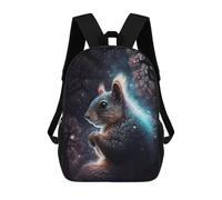 sinyumoney Galactic Squirrel Majesty Mochila Escolar De 17 Pulgadas Para Adolescentes, Con Estampado 3D, Ajustable Y Con Bolsillos, Ideal Para Niños, Niñas Y Estudiantes.
